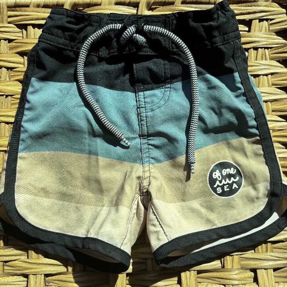 Of One Sea Boys Boardshorts Size 2T